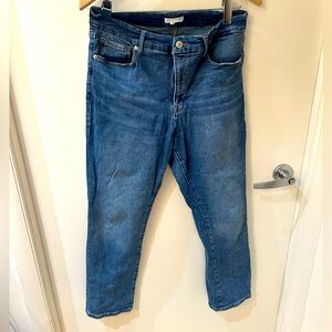 Good American always fits good legs straight jeans